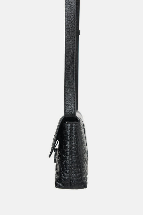 Balenciaga Embossed Leather XS Downtown Bag