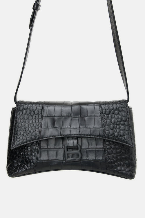 Balenciaga Embossed Leather XS Downtown Bag