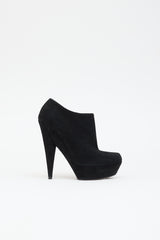 Saint Laurent Suede Platform Boot