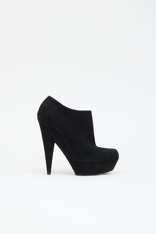 Saint Laurent Suede Platform Boot
