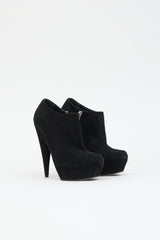 Saint Laurent Suede Platform Boot