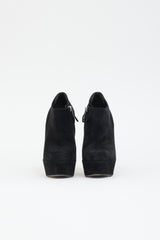 Saint Laurent Suede Platform Boot
