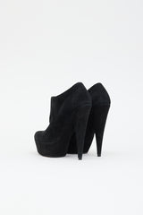 Saint Laurent Suede Platform Boot