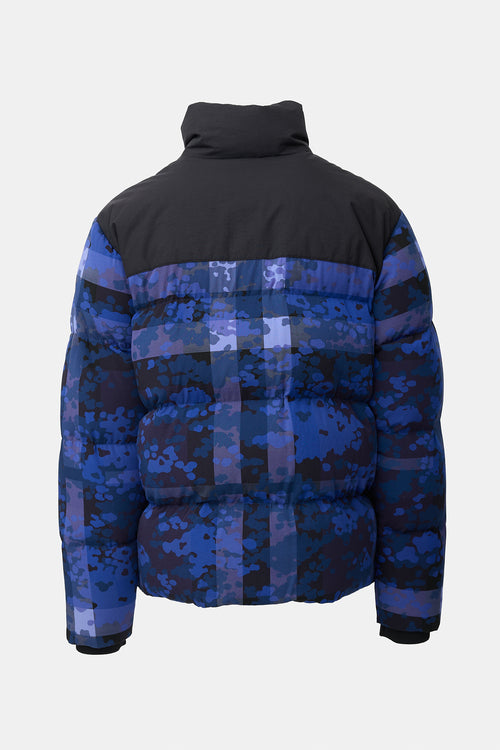 Burberry Down & Wool Printed Puffer Jacket