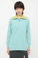 Hermès Reversible Collared Sweater