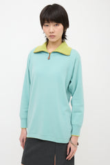 Hermès Reversible Collared Sweater