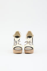 Chanel Patent Platform CC  Sandal
