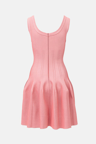 Alaïa Textured Knit Midi Dress