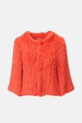 Yves Salomon Fur Woven Jacket