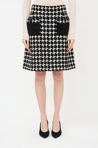 Chanel FW 2007 Cashmere & Wool Skirt