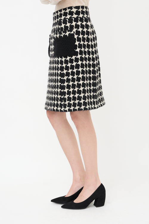 Chanel FW 2007 Cashmere & Wool Skirt