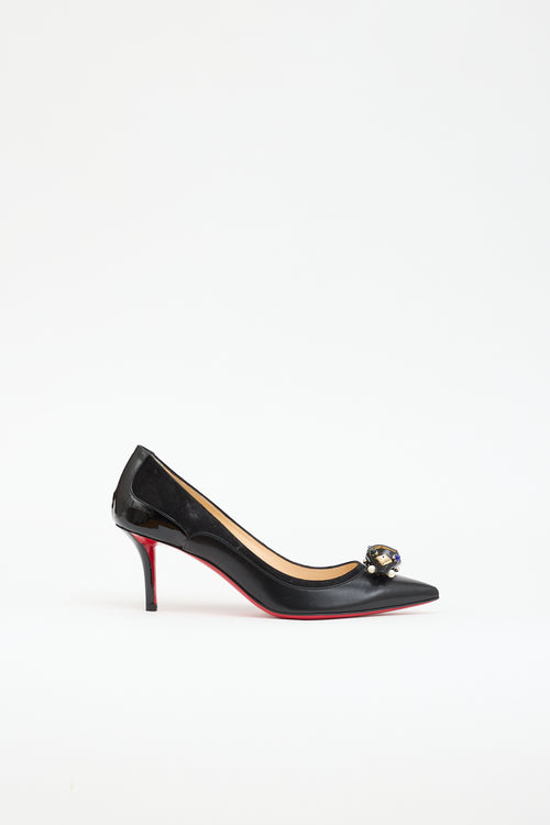 Christian Louboutin Leather Tudorchic 70 Pump