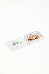 Vivienne Westwood Embossed Leather Half Moon Card Holder