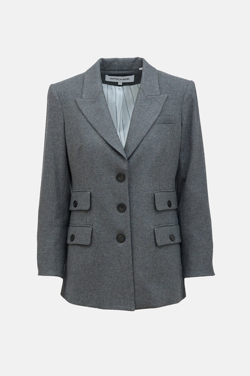 Veronica Beard Wool Nalani Dickey Blazer