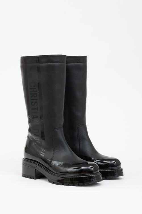 Dior Leather Greaser-D Boot