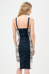 Dolce & Gabbana Crepe Trompe L'Oeil Dress
