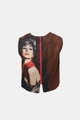 Prada FW 2017 Robert McGinnis Print Top