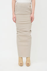 Rick Owens SS 2016 Textured Knit Skirt