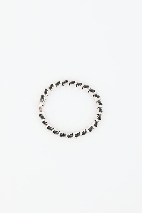 David Yurman Sterling Silver Armoury Link Bracelet