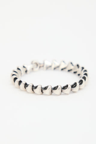 David Yurman Sterling Silver Armoury Link Bracelet