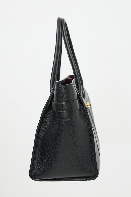 Mulberry Leather Zipped Bayswater Bag