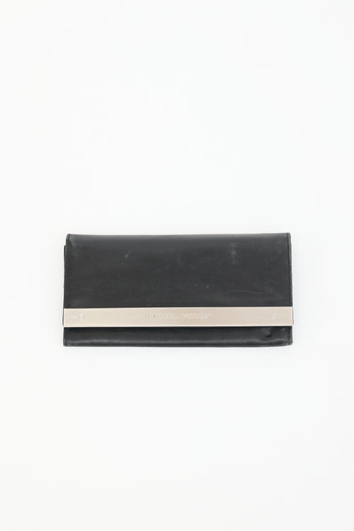 Jean Paul Gaultier Vintage Leather Logo Bifold Wallet