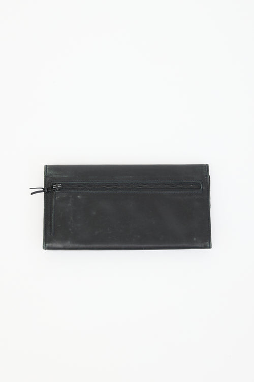 Jean Paul Gaultier Vintage Leather Logo Bifold Wallet