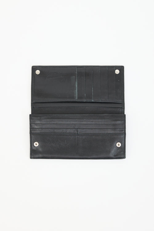 Jean Paul Gaultier Vintage Leather Logo Bifold Wallet