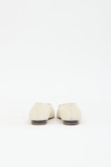 Chanel Canvas & Leather Flat
