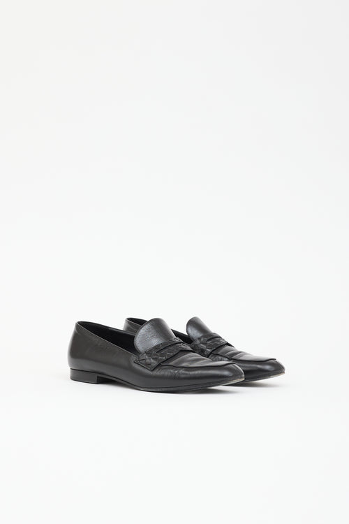 Bottega Veneta Leather Penny Loafer