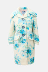 Prada FW 2017 Mohair Floral Coat