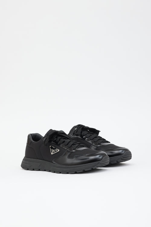 Prada Leather & Re-Nylon Prax 01 Sneaker