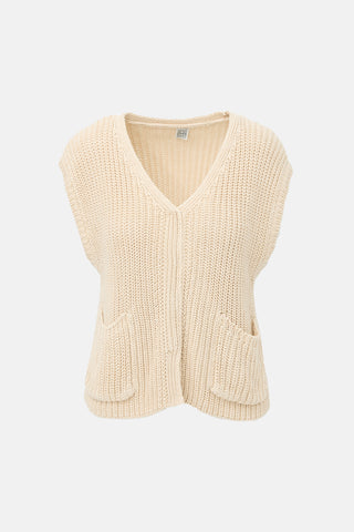 Toteme Linen Sweater Vest
