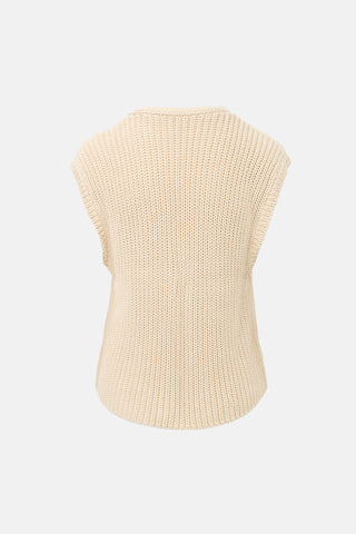 Toteme Linen Sweater Vest