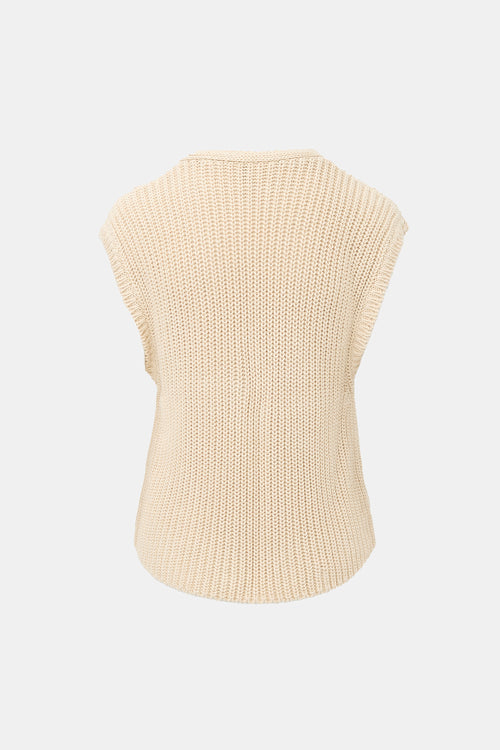 Toteme Linen Sweater Vest
