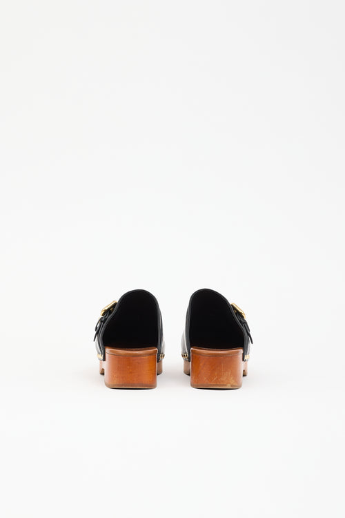 Chloé Leather Jeannette Clog Mule
