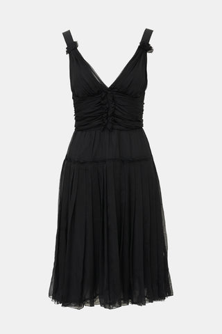 Dolce & Gabbana D&G Silk Midi Dress