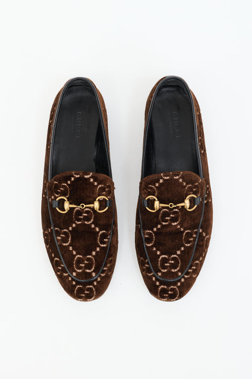 Gucci Velvet Jordaan Loafer