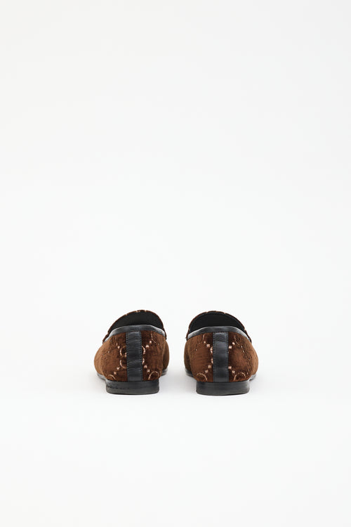 Gucci Velvet Jordaan Loafer