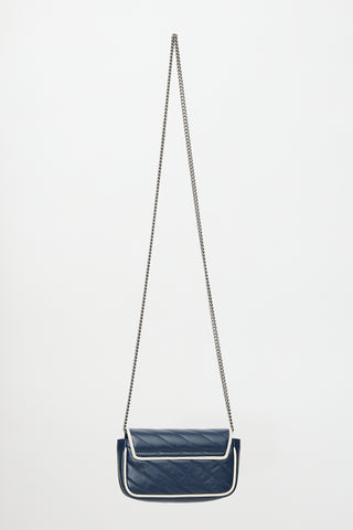 Gucci Leather Mini GG Marmont Torchon Bag