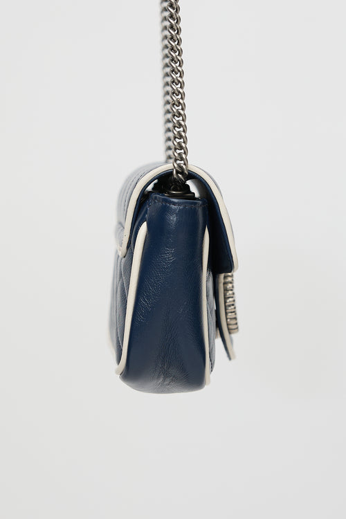 Gucci Leather Mini GG Marmont Torchon Bag