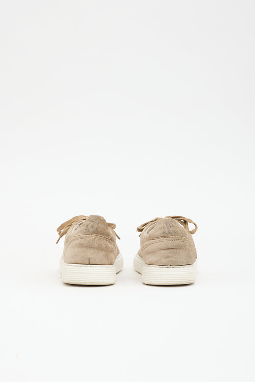 Brunello Cucinelli Suede Sneaker