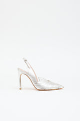 Moschino Leather Slingback Heel