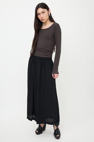 Comme des Garçons SS 2024 Crepe Wide Leg Pant