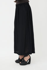 Comme des Garçons SS 2024 Crepe Wide Leg Pant