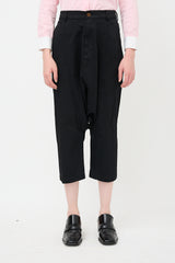 Comme des Garçons SS 2015 Jacquard Drop Seat Pant