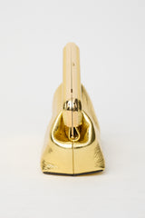 Fendi Metallic Leather Small First Clutch