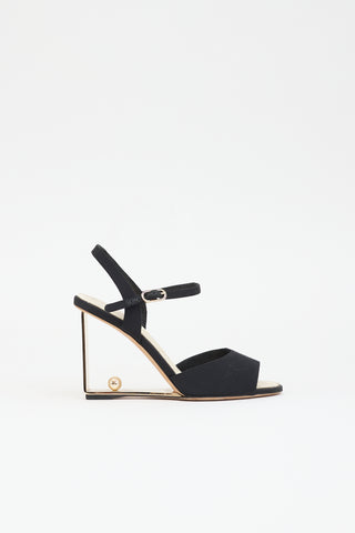 Chanel Pearl CC Wedge