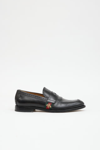 Gucci Leather Web Loafer