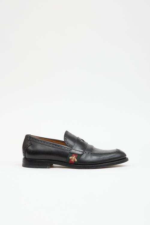 Gucci Leather Web Loafer